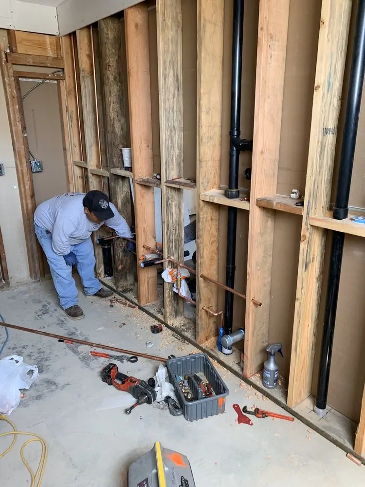 Commercial rough-in plumbing for Gas Line Repair in Crotonville